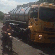 Cortejo de caminhões homenageia motorista vítima da covid