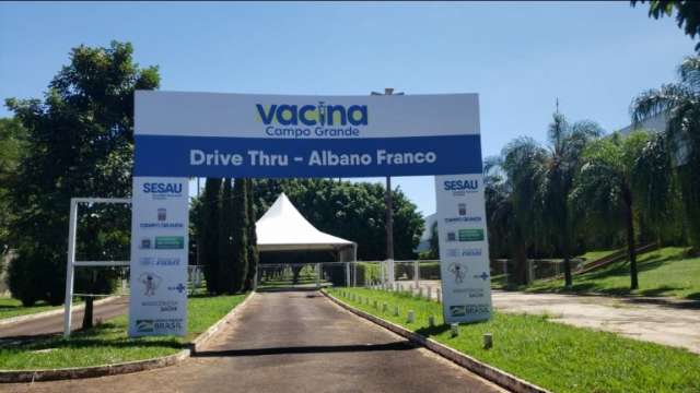 Novo drive-thru de vacina&ccedil;&atilde;o no Albano Franco ser&aacute; aberto na pr&oacute;xima quarta