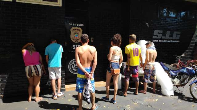 Opera&ccedil;&atilde;o da Pol&iacute;cia Civil prende 9 por furto, tr&aacute;fico e recepta&ccedil;&atilde;o
