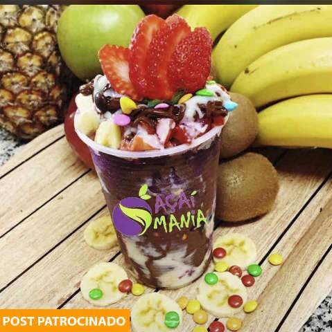 Garanta copo de 400 ml de açaí, cupuaçu ou sorvete por só R$ 9,99