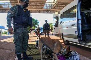 Operação Ágata Oeste atuou na região de fronteira para coibir ação de criminosos que tentam entrar no Brasil (Foto Divulgação)