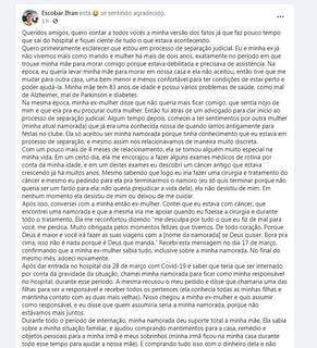 Bombeiro tem alta e nega hist&oacute;ria de trai&ccedil;&atilde;o &quot;descoberta&quot; em hospital