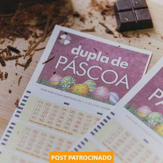 Volantes da Dupla Sena de Páscoa, concurso que vai render R$ 30 milhões. (Foto: Divulgação)