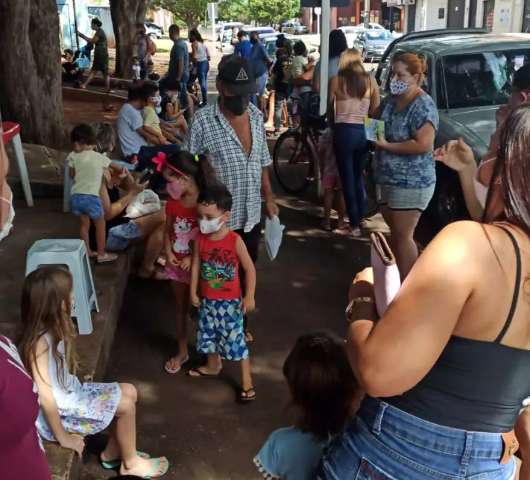 Com postos lotados, Sesau estende vacina&ccedil;&atilde;o de crian&ccedil;as contra gripe at&eacute; s&aacute;bado