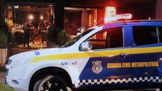 Guarda Municipal atuando no toque de recolher em Campo Grande. (Foto: Prefeitura)