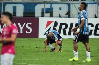 Gr&ecirc;mio leva virada do Del Valle em casa e &eacute; eliminado na pr&eacute;-Libertadores