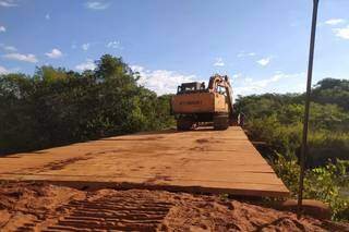 Nova ponte que será entregue na próxima semana (Foto: Divulgação/Prefeitura de Ribas do Rio Pardo)