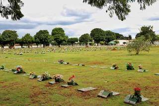 Cemitério Memorial Park, em Campo Grande (Foto: Paulo Francis/arquivo)