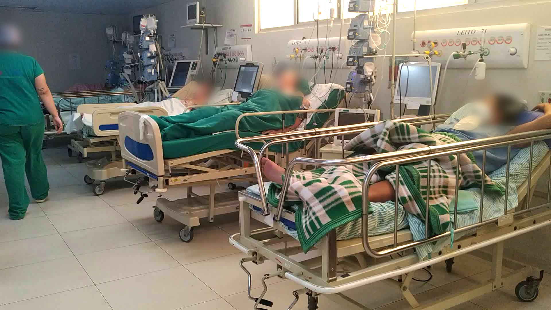 Pacientes internados no Hospital Regional de Mato Grosso do Sul, considerado referência nesse tipo de atendimento (Foto: Arquivo)