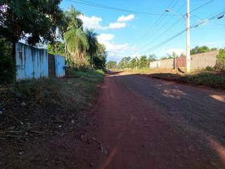 Rua Rio Oranges, em que o acidente entre carro e Gustavo aconteceu. (Foto: Aletheya Alves)