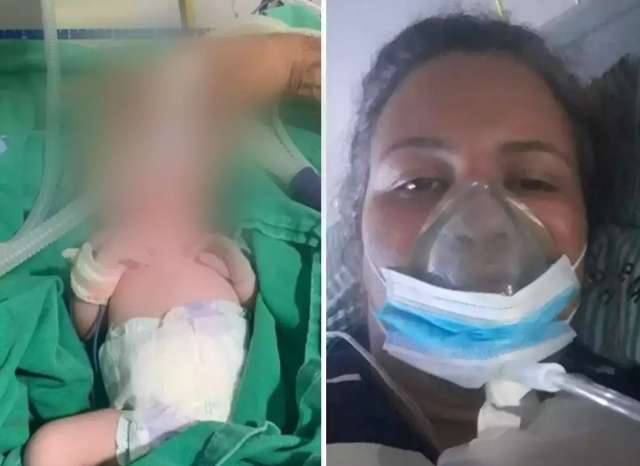 Fam&iacute;lia de m&atilde;e que fez parto &agrave;s pressas diz que foi avisada de falta de rem&eacute;dio