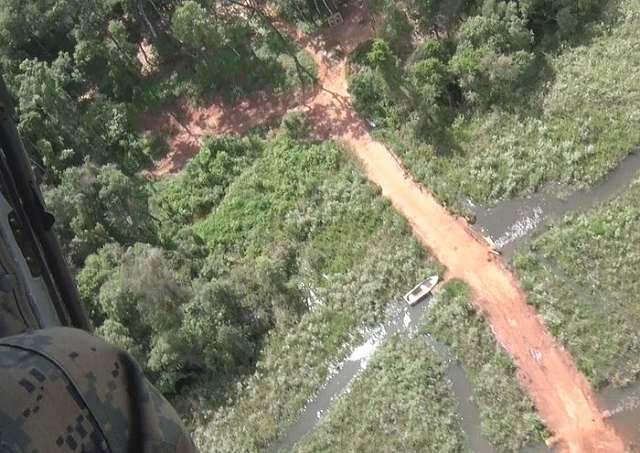 Policiais s&atilde;o recebidos a tiros em reserva ecol&oacute;gica ocupada por traficantes