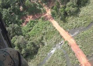 Policiais s&atilde;o recebidos a tiros em reserva ecol&oacute;gica ocupada por traficantes