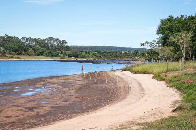 Secretaria de Meio Ambiente fiscaliza baixa no n&iacute;vel do lago Atl&acirc;ntico