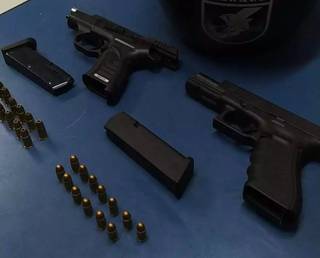 Traficante &eacute; preso com quase 1 tonelada de droga e pistolas 9mm