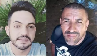 Leandro Pereira Florenciado, à esquerda, e Agnaldo Freire Mariz, foram presos ontem pelo assassinato de Gleison, ocorrido um ano atrás. (Foto: Reprodução das redes sociais)