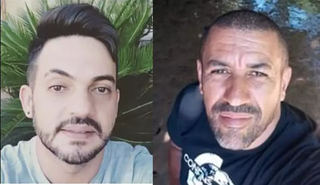 Leandro, à esquerda, e Agnaldo (à direita) estão presos pelo assassinato de Gleison. (Foto: Reprodução das redes sociais)
