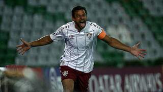  Fred faz 2 gols na sofrida vit&oacute;ria do Fluminense sobre o Independiente Santa F&eacute;