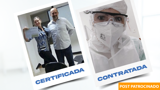 Depois de ser mãe, curso de auxiliar de laboratório projetou Marci na carreira