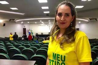Fernanda já presidiu Diretório do PSL em Nova Andradina (Foto: Nova News)