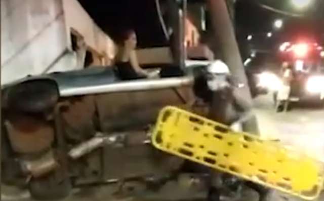 V&iacute;tima de acidente na Ernesto Geisel tentou sair pela janela durante resgate