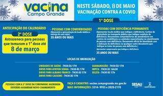 Confira quem vacina contra a covid neste s&aacute;bado 