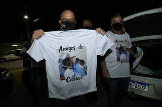 Camiseta feita em homenagem à vítima do acidente no Rio Miranda. (Foto: Kísie Ainoã)