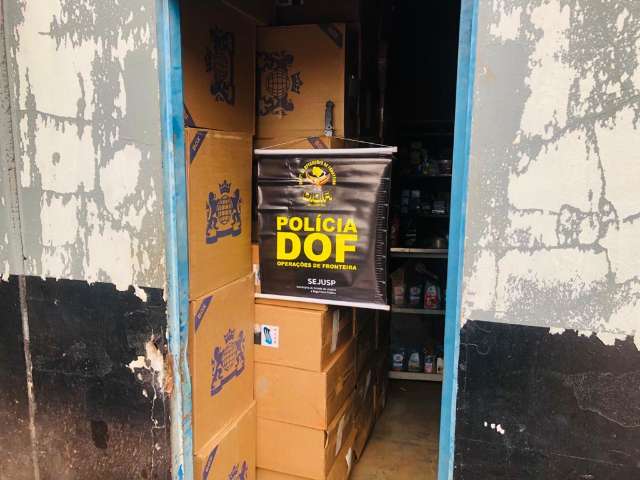 Escrit&oacute;rio de oficina era usado como dep&oacute;sito de cigarro paraguaio