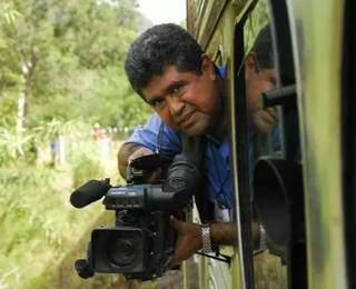 Auro Sávio Nascimento em viagem pelo Trem do Pantanal (Foto: Arquivo pessoa)