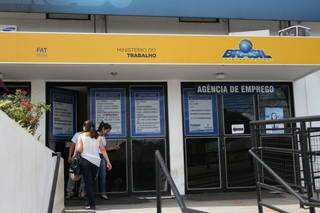 A agência de emprego fica na Rua 14 de Julho, na região central de Campo Grande (Foto: arquivo / Campo Grande News)