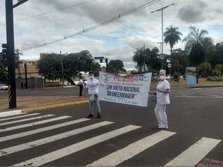 Categoria pede aprovação de projeto que está parado no Senado Federal (Foto: Mariana Rodrigues)