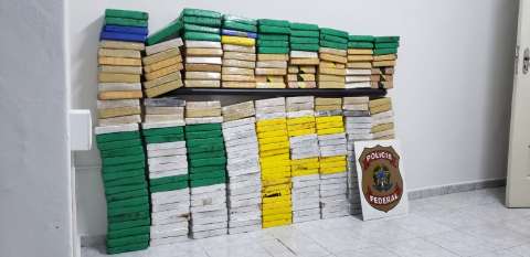 Na maior apreensão do ano, PF flagra traficante com 280 quilos de cocaína
