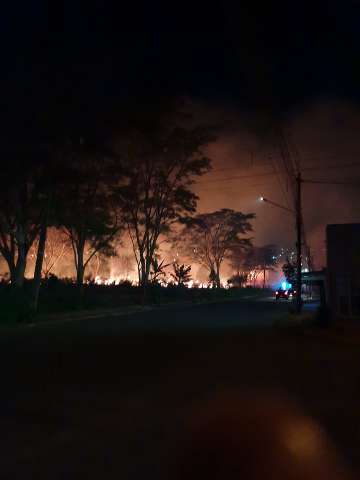 Inc&ecirc;ndio devasta terreno na Mata do Segredo e fuma&ccedil;a se espalha pela cidade