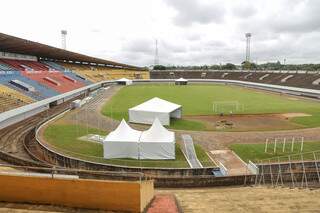 Estádio Morenão, onde dois jogos ocorrerão nesta quinta-feira (Foto: Arquivo)