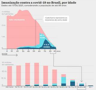 Qual &eacute; a idade dos vacinados no Brasil? Faltam muitos idosos?