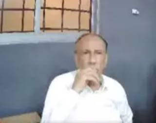Fahd Jamil em sala do Garras,  durante videoaudiência. (Foto: Reprodução de processo)