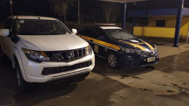 Picape &eacute; recuperada a 1.130 quil&ocirc;metros de cidade em que foi roubada