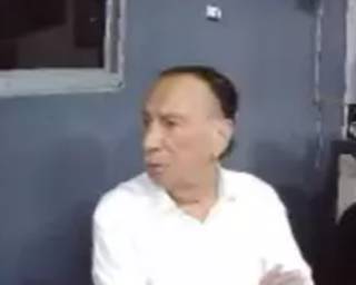 Fahd Jamil durante audiência por vídeo, transmitida de sala no Garras. (Foto: Reprodução de vídeo)