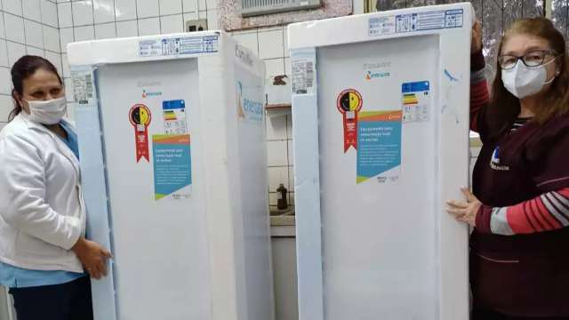 Energisa doa geladeiras para conserva&ccedil;&atilde;o de vacina em posto de sa&uacute;de