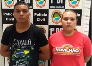 Rodrigo de Aquino Lopes e Stephanie Ferreira de Oliveira foram presos dias após morte de operador de máquinas. (Foto: Arquivo)