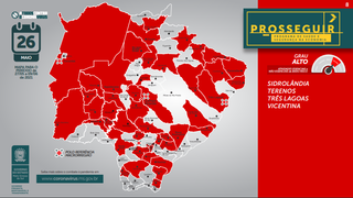 Municípios em alto grau de risco na covid-19 são maioria em Mato Grosso do Sul (Foto: Divulgação)