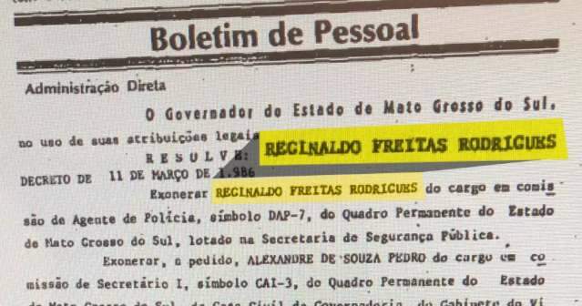 Flagrado em extors&atilde;o com ex-comandante foi agente da Pol&iacute;cia Civil 