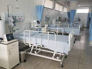 Leitos de UTI ampliados no Hospital da Vida foram insuficientes para atender demanda (Foto: Divulgação)