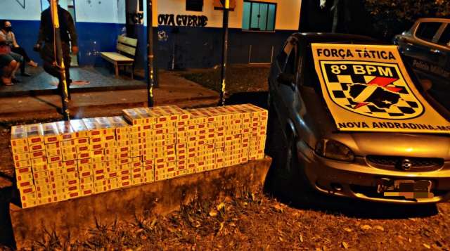 Contrabandista &eacute; preso com ve&iacute;culo abarrotado de cigarros em rodovia 