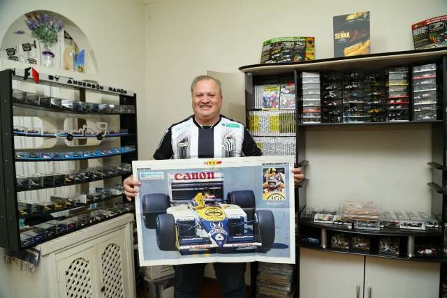Anderson tem &quot;museu&quot; da F1 com miniaturas e corridas dos anos 70