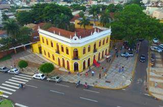 Vista aérea da Morada dos Baís, na Avenida Afonso Pena. (Foto: Divulgação/Sesc)