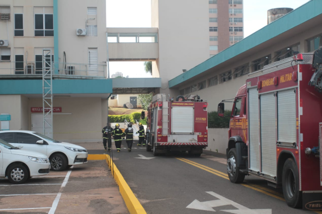 Curto-circuito causa princ&iacute;pio de inc&ecirc;ndio no Centro Cir&uacute;rgico da Santa Casa 