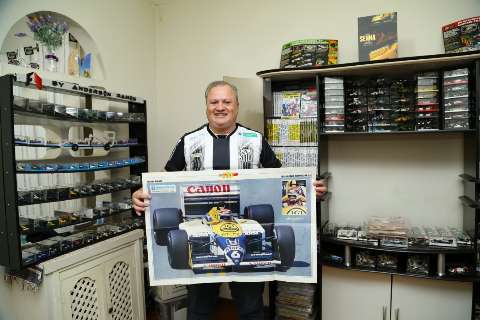 Anderson tem "museu" da F1 com miniaturas e corridas dos anos 70