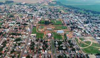 Vista aérea de parte do município de Sonora (Foto: Divulgação)