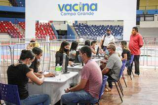 Guandizão, um dos locais de vacinação em Campo Grande, que não terá feriadão nesta semana. (Foto: Arquivo/Campo Grande News)